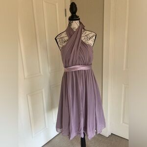 Lilac bridesmaid dress